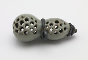Netsuke i form af en græskar, Yamashiro-provinsen, Edo-perioden eller Meiji-æraen (keramik) af Japanese School