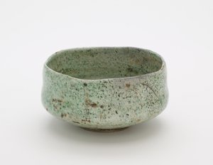 Teskål med falsk Raku segl, ukendt Raku wareværksted af Japanese School