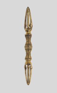 Vajra (forgyldt bronze) af Japanese School