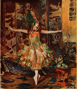 Tamara Karsavina. Forside af Jugend Magazine, 1914 af Jaques Èmile Blanche