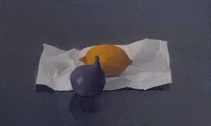 Fig and Lemon, 2016 (olie på lindetræ)