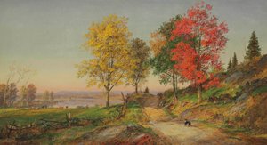 Greenwood Lake af Jasper Francis Cropsey