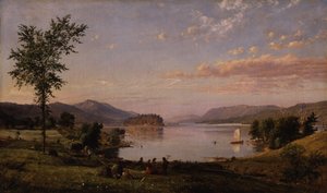 Greenwood Lake, New Jersey, 1866 af Jasper Francis Cropsey