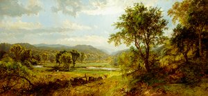 Savmøllefloden, af Jasper Francis Cropsey