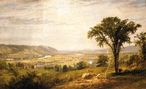 Wyoming Valley, Pennsylvania, 1864. af Jasper Francis Cropsey