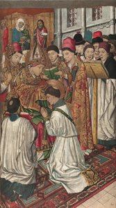 Sankt Vincent ordineret af Sankt Valerius af Jaume Huguet