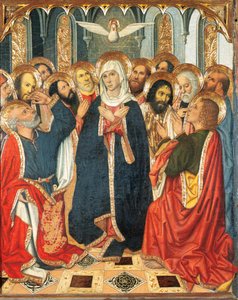 Pinsebordet. Fra altertavlen af konstabel af Portugal (1464-1465). Mal på træ. Af Jaume Huguet (1414-1492). XV Century (maleri på træ)