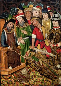 Halshugningen af St. Fabian af Jaume Huguet
