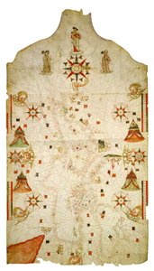 Kort over Middelhavet og Sortehavet, 1563 af Jaume Olives