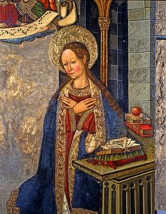 Bebudelsen,1457 (tempera på træ) af Jaume the elder Ferrer