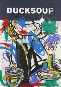 Andesuppe, 2015 (mixed media på akvarelpapir monteret på panel med opskrift på bagsiden) af Jay Batlle