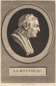 Jean-Jacques Rousseau af Jean-Antoine Houdon