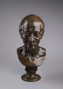 Portræt af Voltaire af Jean-Antoine Houdon