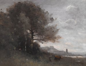 Minder fra Italien af Jean-Baptiste-Camille Corot