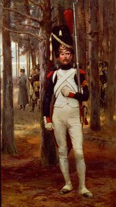 Foot Grenadier of the Imperial Guard, af Edouard Detaille