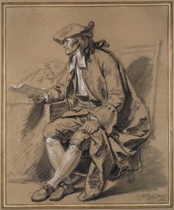 Notaren: Et studie til "Ægteskabskontrakten" af Jean-Baptiste Greuze