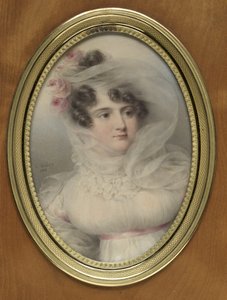 Portræt af Hortense de Perregaux, hertuginde af Ragusa