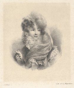 Portræt af Mademoiselle de Pavant