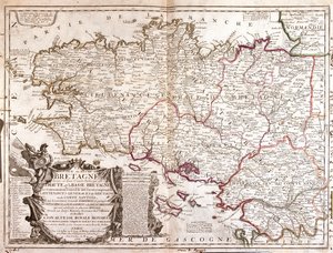 Bretagne, østlige Pays-de-la-Loire, Frankrig af Jean Baptiste Nolin