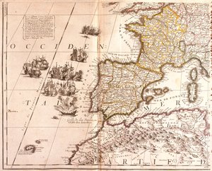 Spanien, Frankrig (med Korsika), Belgien, Tyskland (delstat: Nordrhein-Westfalen, det sydlige Niedersachsen, det sydlige Sachsen-Anhalt, Hessen, Thüringen, Sachsen, Rheinland-Pfalz, Saarland, Baden-Württemberg, Bayern), Luxembourg, Østrig, Schweiz, Italien