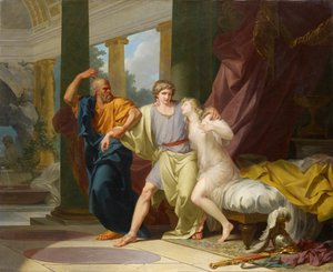 Sokrates river Alcibiades væk fra sensualitetens omfavnelse