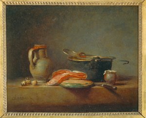 La marmite de cuivre - Stilleben med kobbergryde ...