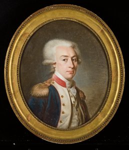 Portræt af Marquis de La Fayette (pastel på papir) af Jean Baptiste Weyler