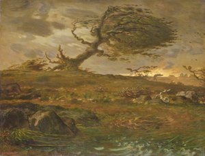 Vindpustet af Jean Francois Millet