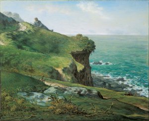 Klipper i Gréville af Jean Francois Millet