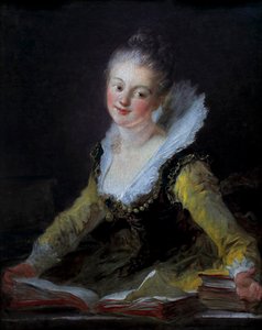 Fantasy figur. Formodet portræt af Anne-Louise Brillon de Jouy af Jean Honore Fragonard