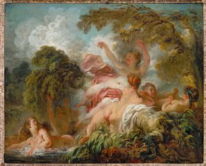 Die Badenden von Jean-Honore Fragonard