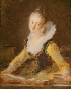 The Study, or The Song, ca. 1769 (olie på lærred) af Jean Honore Fragonard