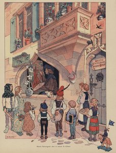 Martin Schongauer, Alsace maler og grafiker i sit hus i Colmar
