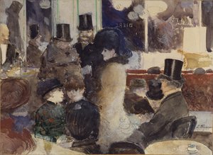 På caféen