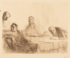 Måltidet i Emmaus (2. tavle) (The Supper at Emmaus) (second plate)