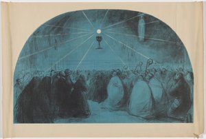 Lourdes, 1914, den 25. internationale eukaristiske kongres af Jean-Louis Forain