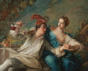 De elskende af Jean-Marc Nattier
