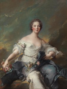 Markisen de Baglion som Flora af Jean-Marc Nattier