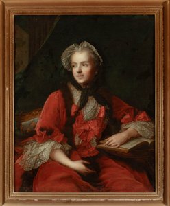 Portræt af Maria Leszczyńska af Jean-Marc Nattier