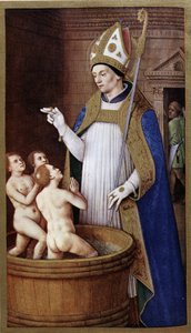 Sankt Nikolaus efter Jean Bourdichon