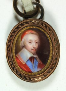 Armand-Jean Du Plessis, Cardinal, Duke De Richelieu (emalje) af Jean (school of) Petitot