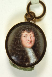 Ludvig XIV (emalje) af Jean Adam Mathieu