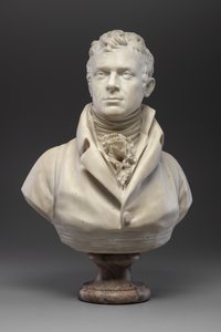 Robert Fulton, ca. 1804 (marmor) (se også 140329 & 345579) af Jean Antoine Houdon