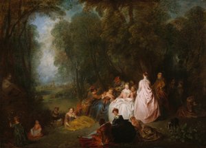 Pastoral Samling af Jean Antoine Watteau