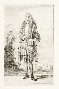 Herre, Hånd i Vest af Jean Antoine Watteau