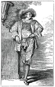 Bondedragt, 1885 af Jean Antoine Watteau
