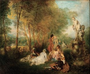 Kærlighedens fest, ca. 1718-1719