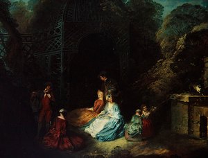 Fløjtespilleren af Jean Antoine Watteau
