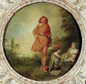 Den stolte mand, 1715 af Jean Antoine Watteau