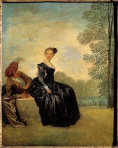 Puddyen. Maleri af Jean Antoine Watteau (1684-1721) af Jean Antoine Watteau